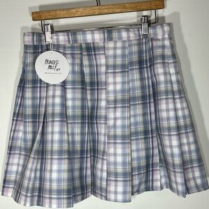 Princess Polly Angus Mini Plaid Pleated Skirt